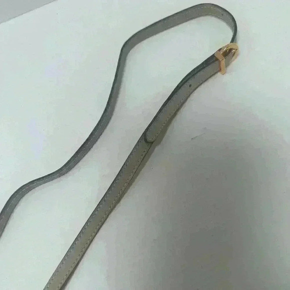 Authentic Salvatore Ferragamo Gancini Beige Suede Crossbody Bag w/COA - Picture 13 of 16